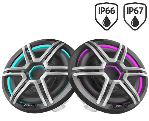 IP66 IP67 subwoofers gris